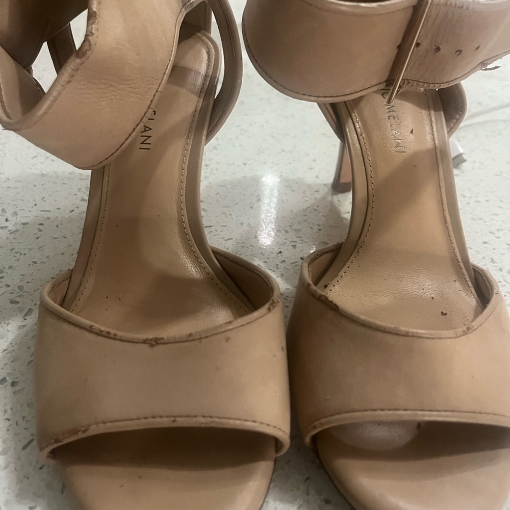 Antonio Melani Tan Leather Women's Heels